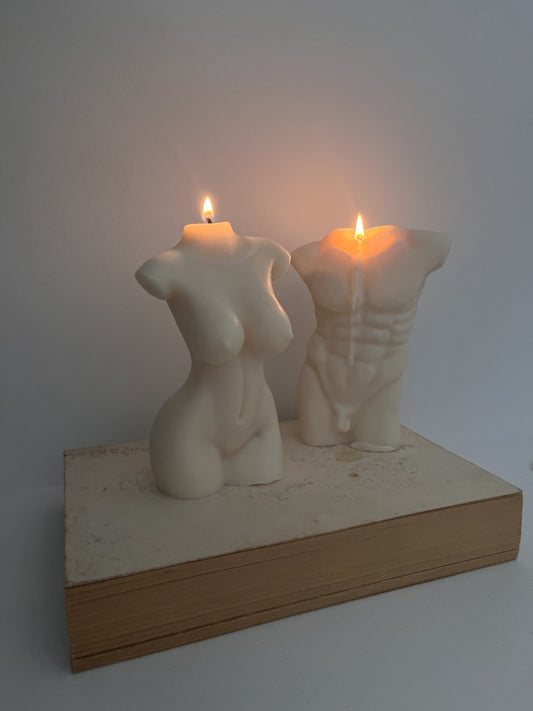 Οικολογικό κερί γυναικείο σώμα