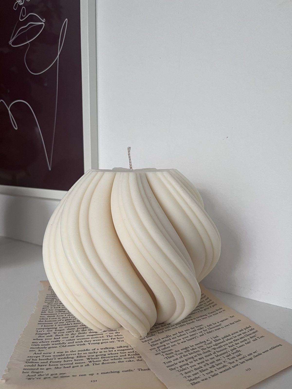 Οικολογικό διακοσμητικό κερί σόγιας