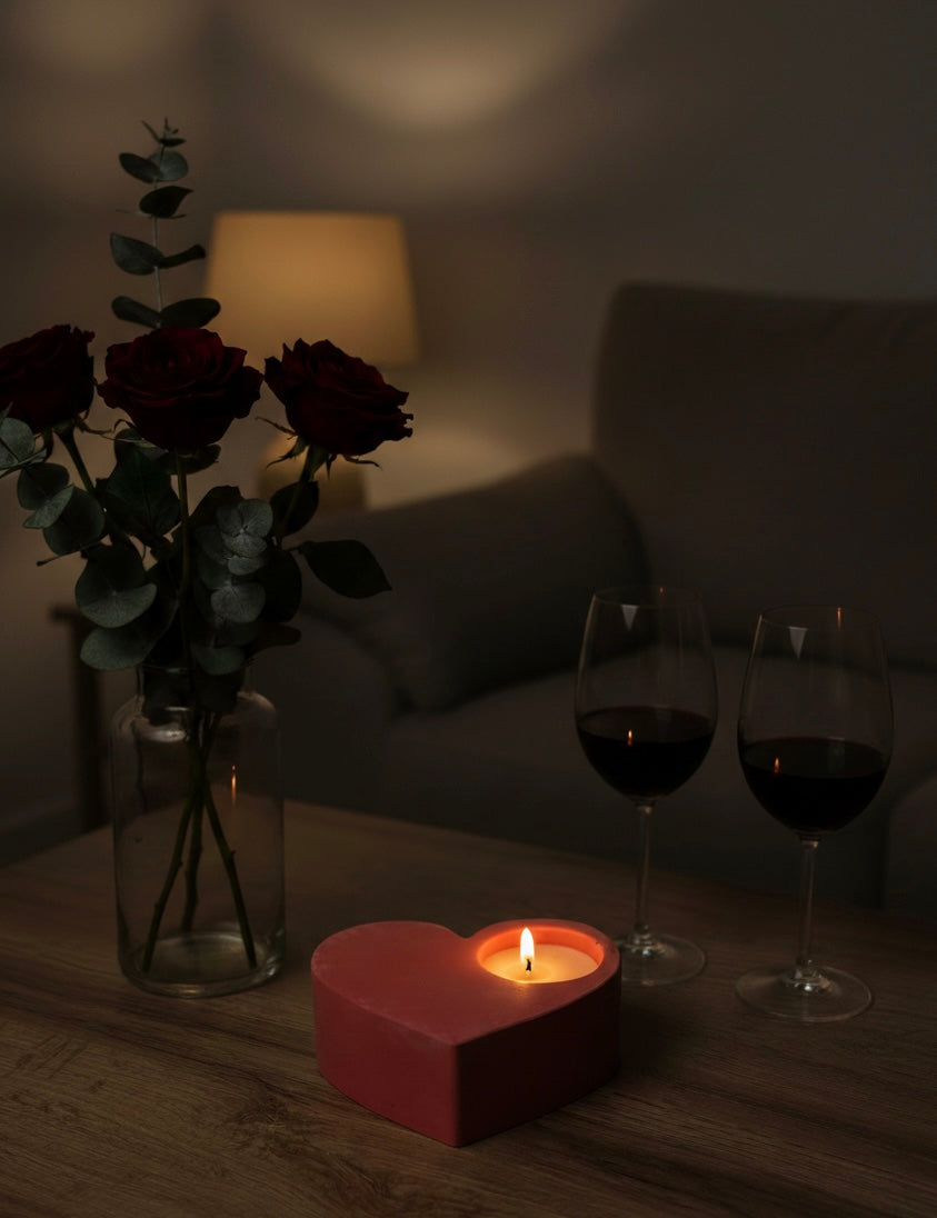 Heart Glow Tealight Holder